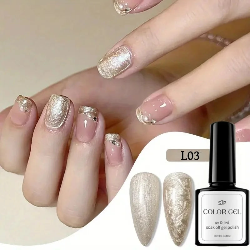 Fine Flash Pearl Texture Gel Polish
