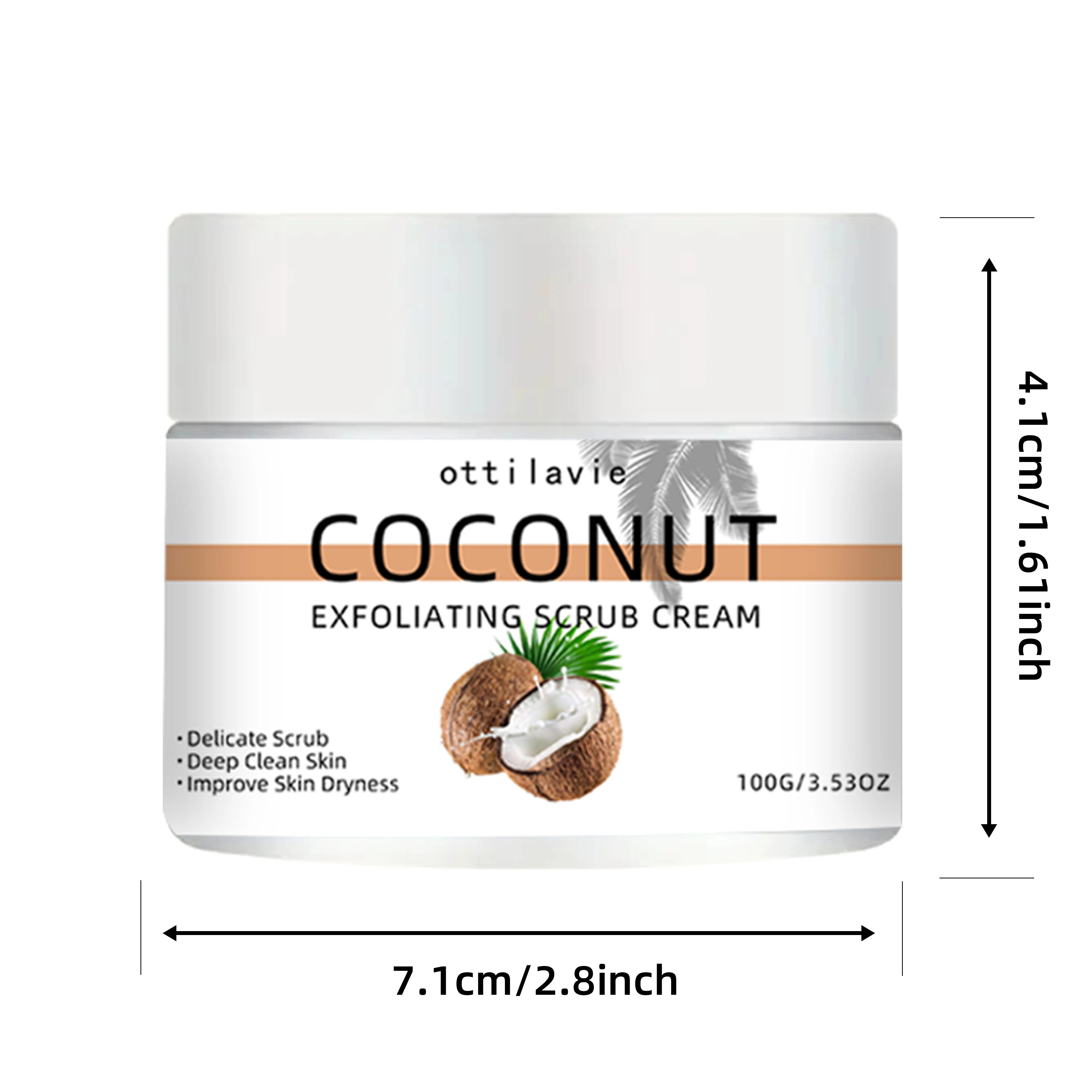 Coconut Exfoliating Scrub Cream