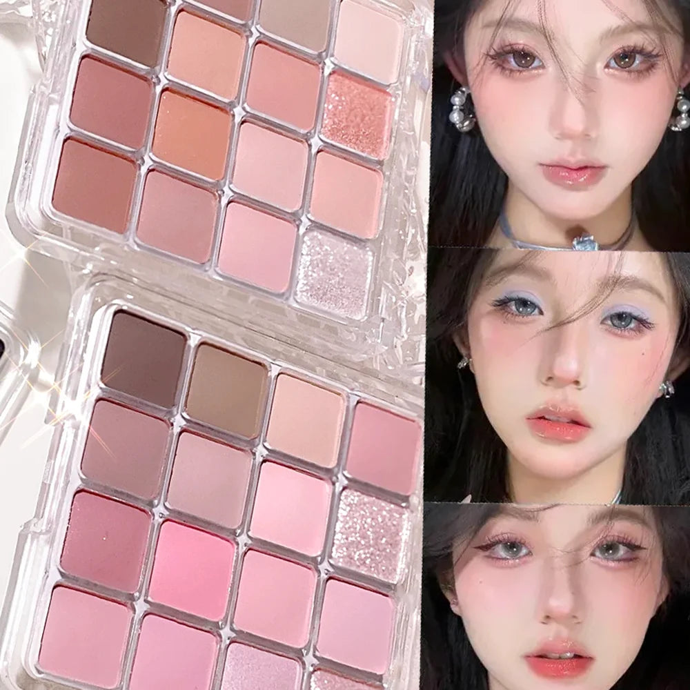 16-Color Sunset Contour and Highlighter Palette