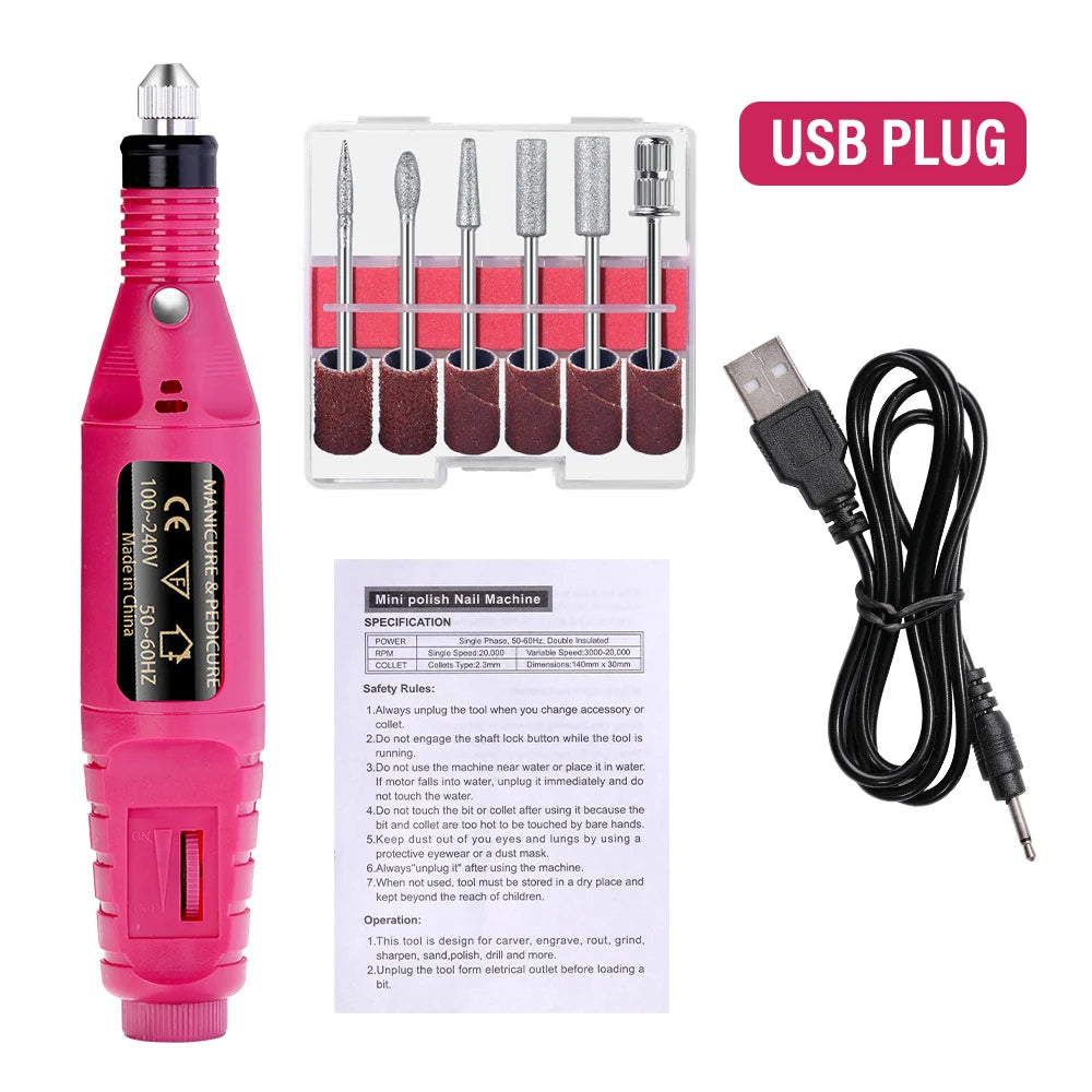 Professional Electric Nail Drill Machine