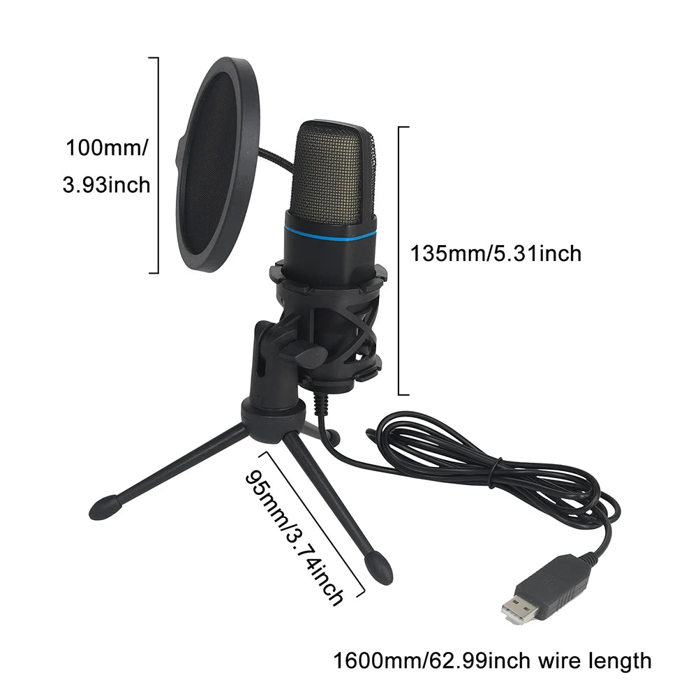 RGB USB Condenser Microphone