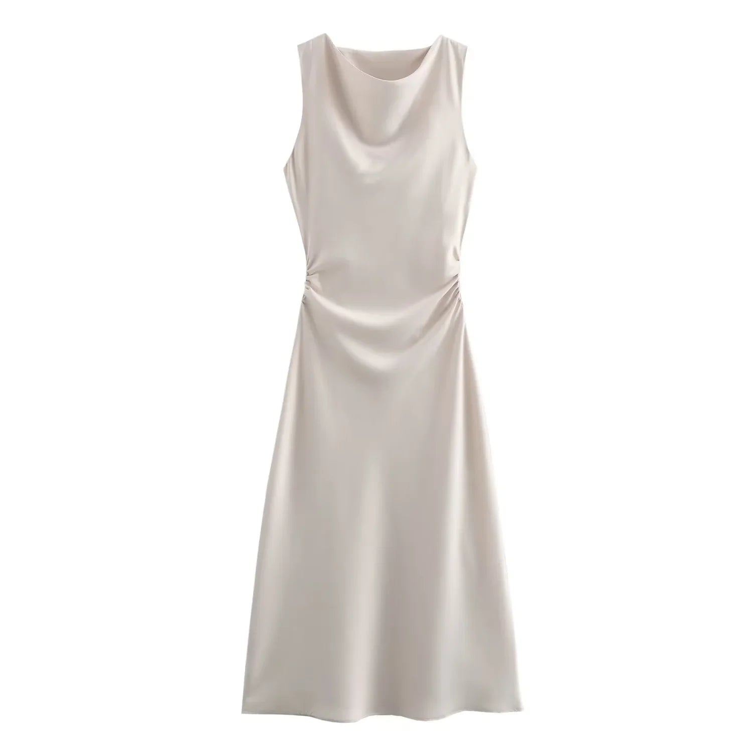 Elegant Satin Slip Dress