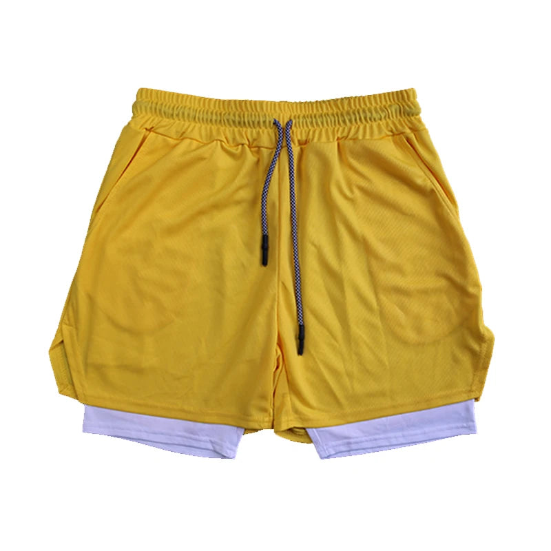 Double Layer Fitness Shorts