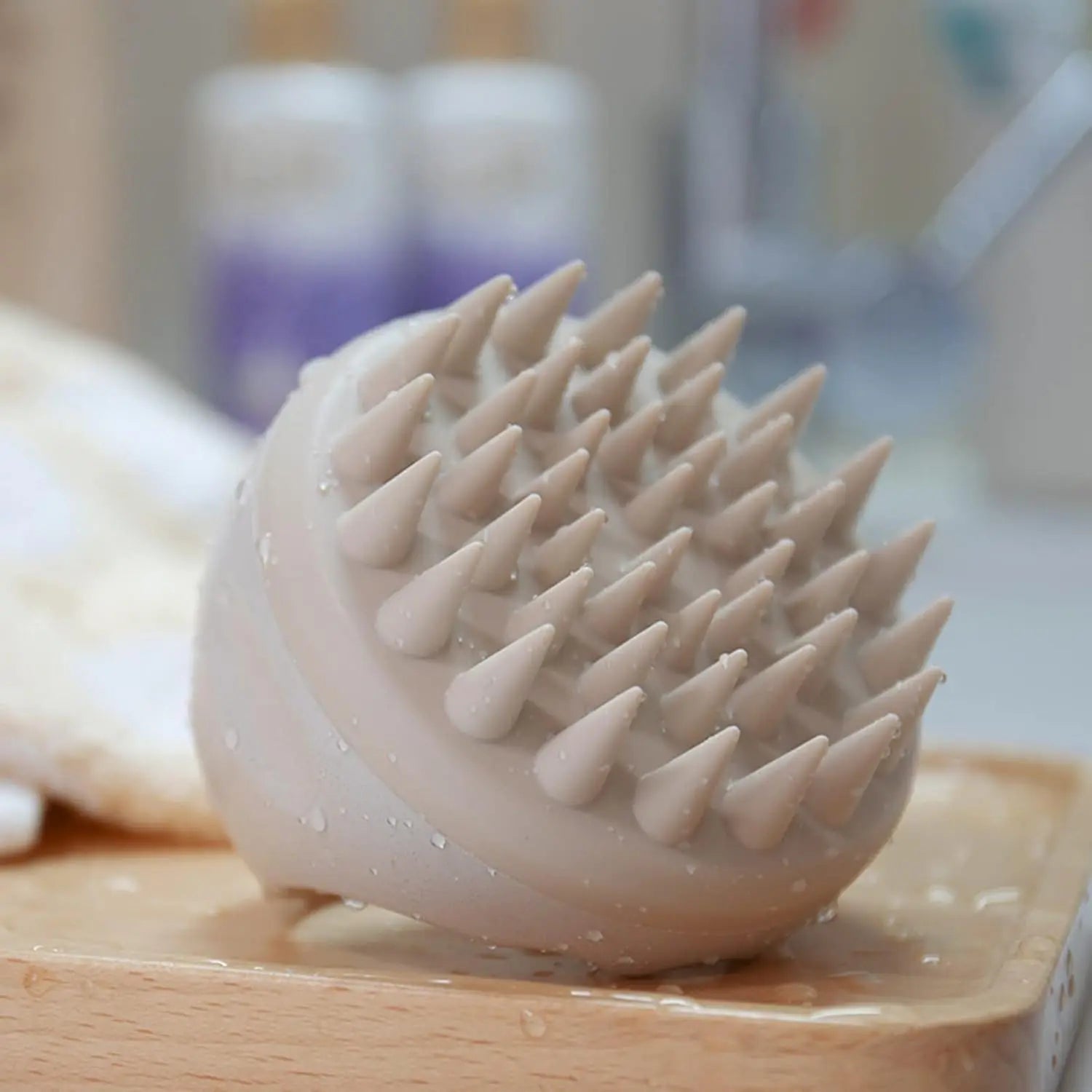 Silicone Scalp Massager Shampoo Brush