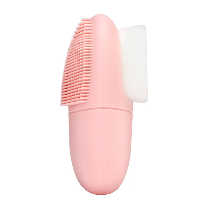 Double-Sided Silicone Facial Cleansing Brush