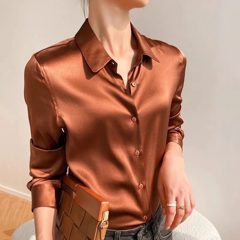 Elegant Satin Blouse
