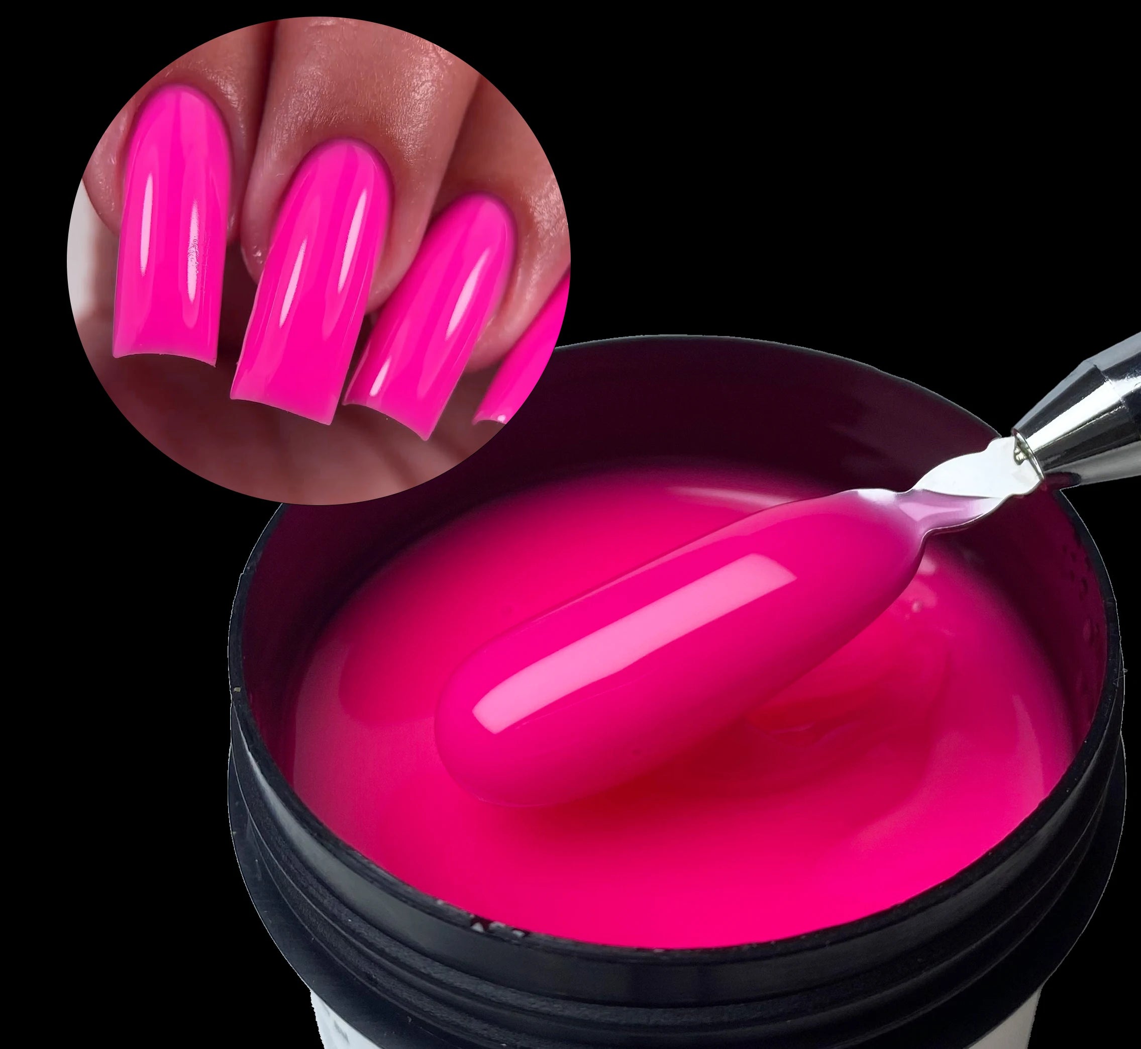 Glitter Milky Hard Builder Gel