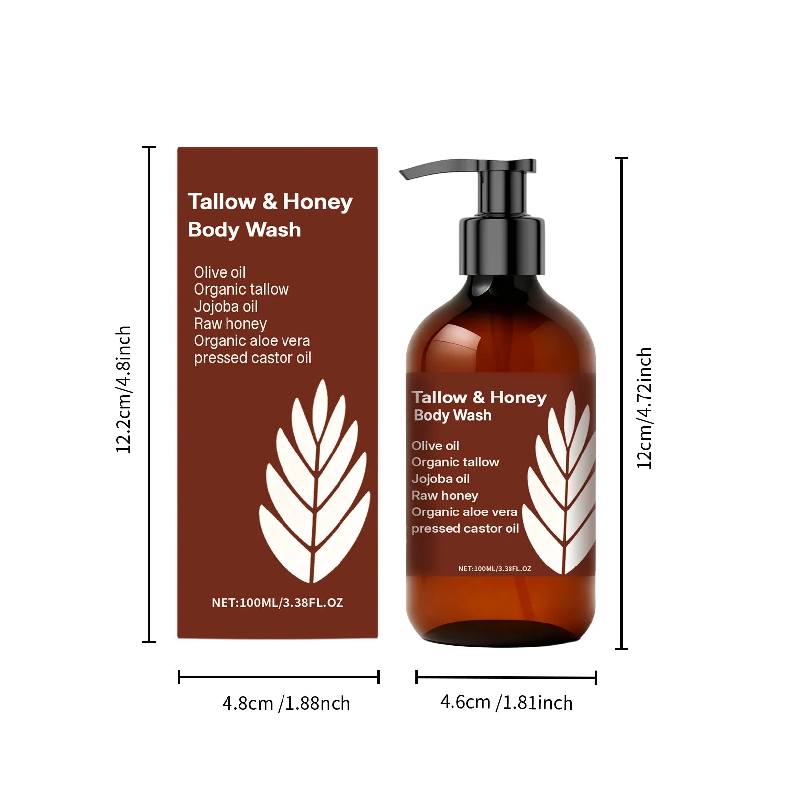 Tallow Honey Moisturizing Body Wash