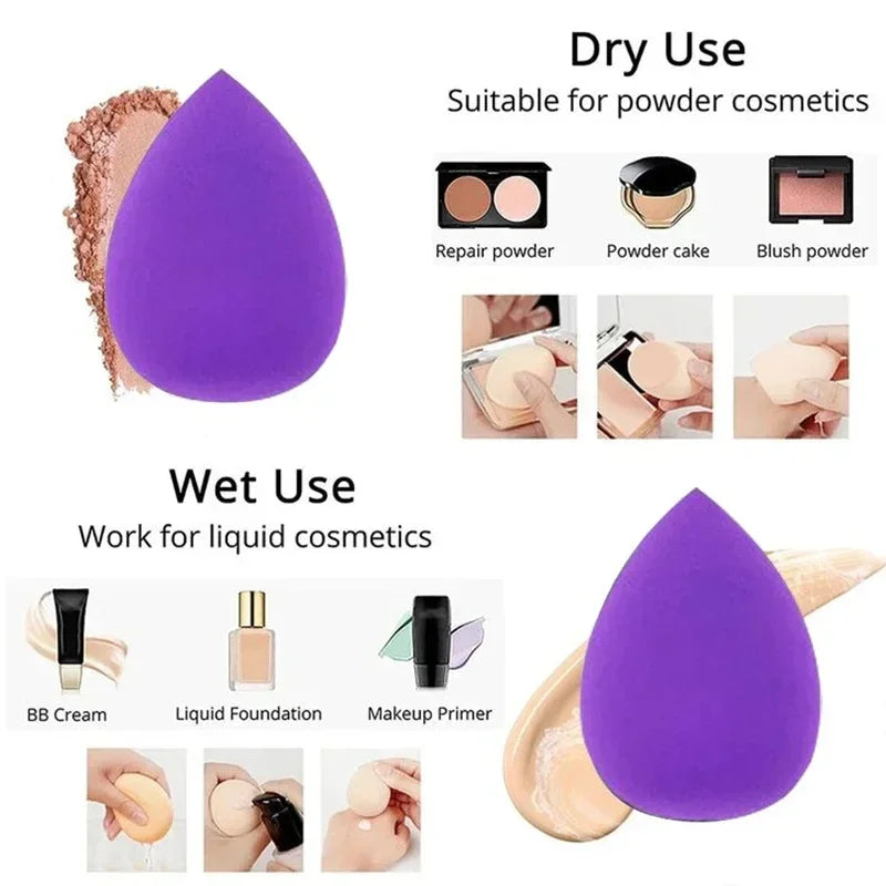 12-Piece Velvet Triangle Makeup Sponges