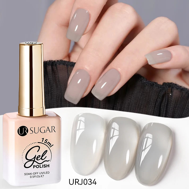 Jelly Milky White Translucent UV Gel Polish