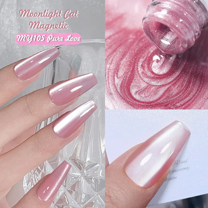 Sparkling Magnetic Cat Eye Gel Polish