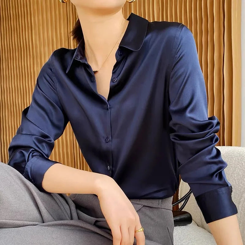 Elegant Satin Blouse