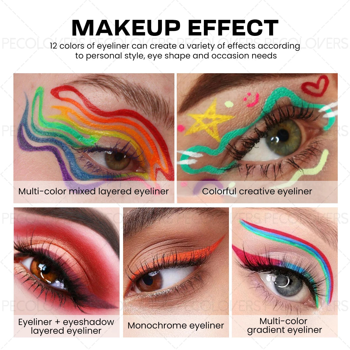 Colorful Matte Liquid Eyeliner Pen
