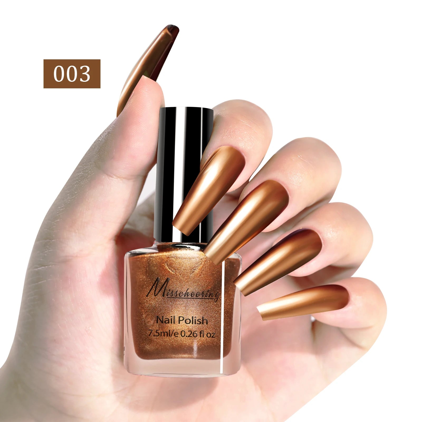 12-Color Mirror Gel Polish Set
