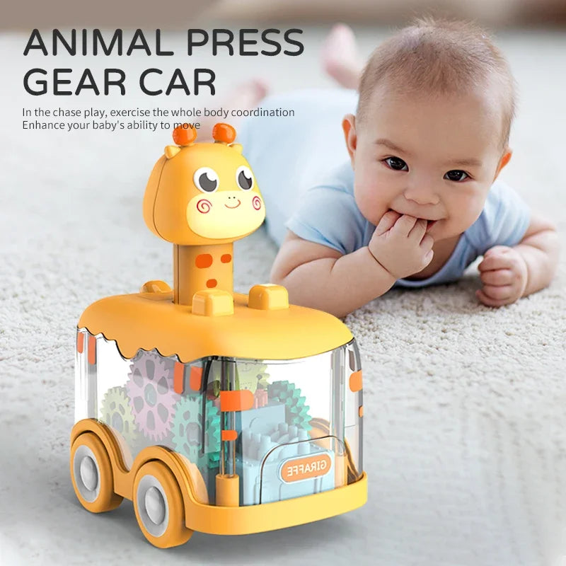 Press Gear Inertial Toy Car