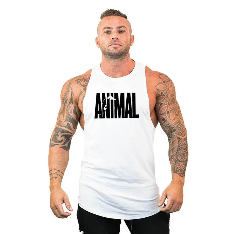 Animal Letter Gym Tank