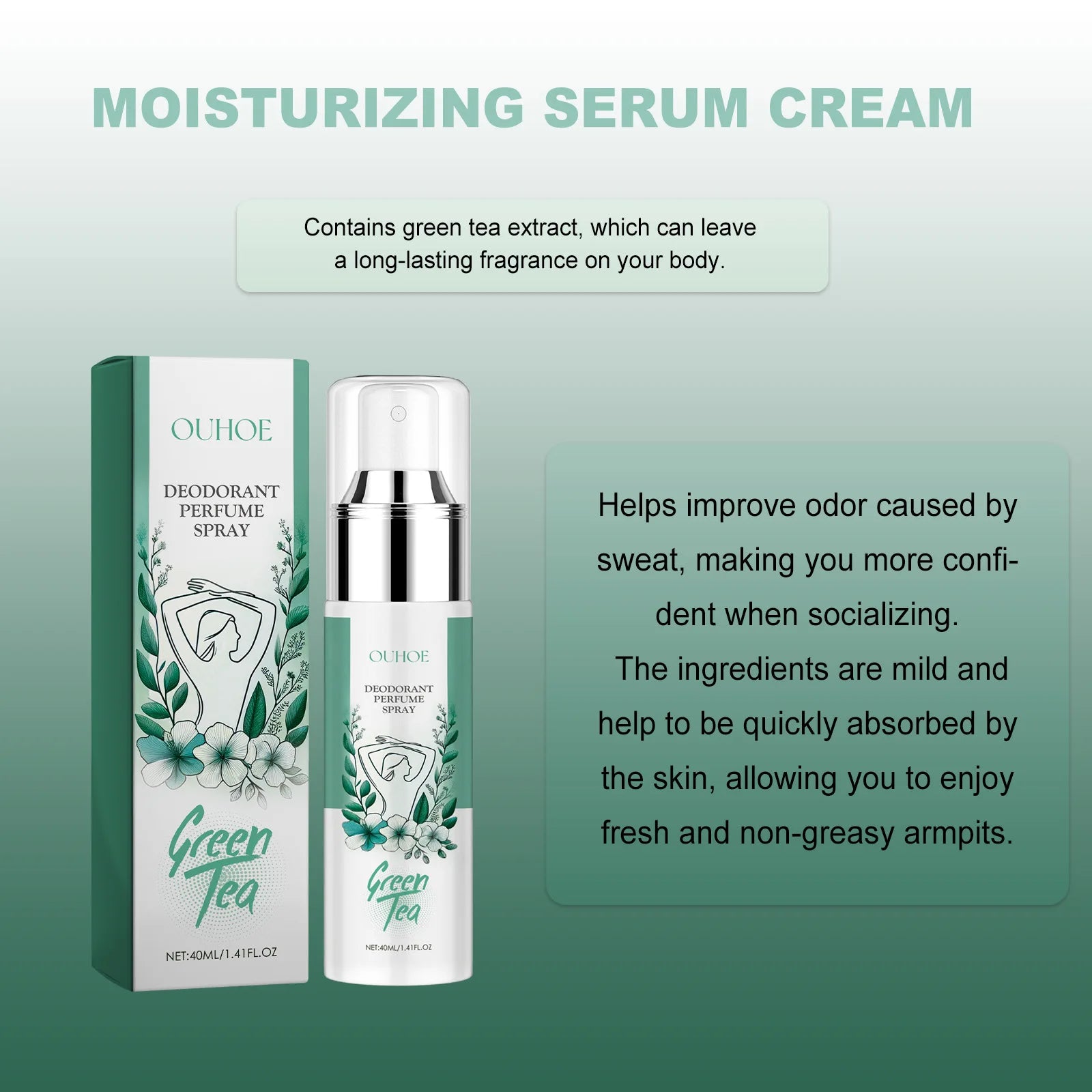 Refreshing Underarm Deodorant Spray