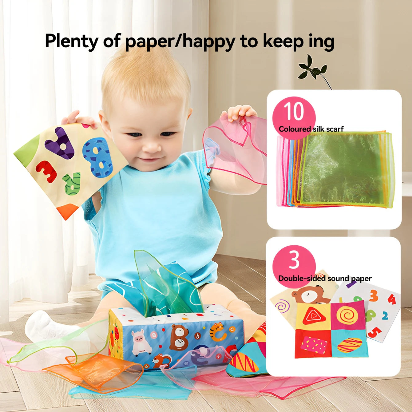 Baby Tissue Box Toy