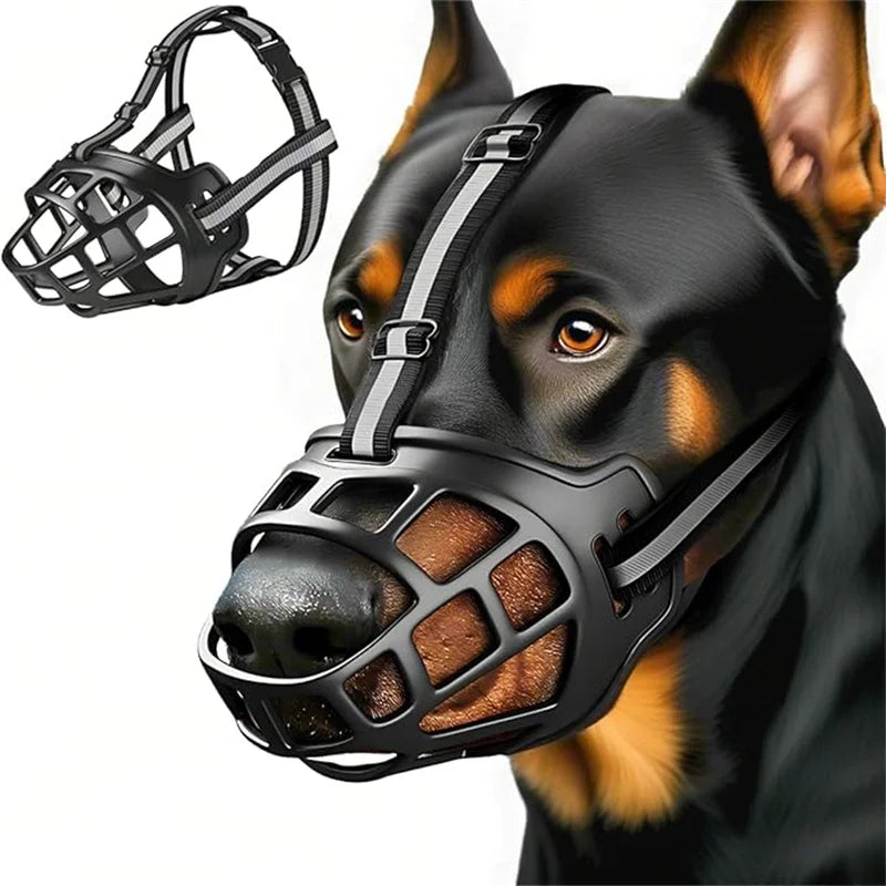 Reflective Breathable Dog Muzzle