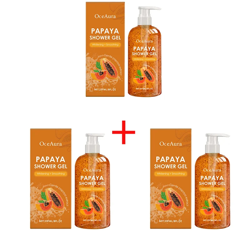 Papaya Exfoliating Whitening Shower Gel