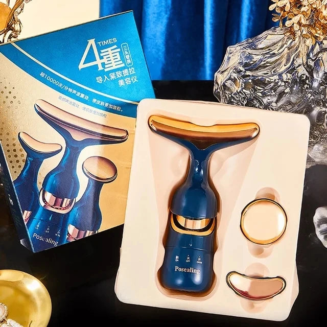 3-in-1 EMS Face Neck Eye Lifting and Massager Device