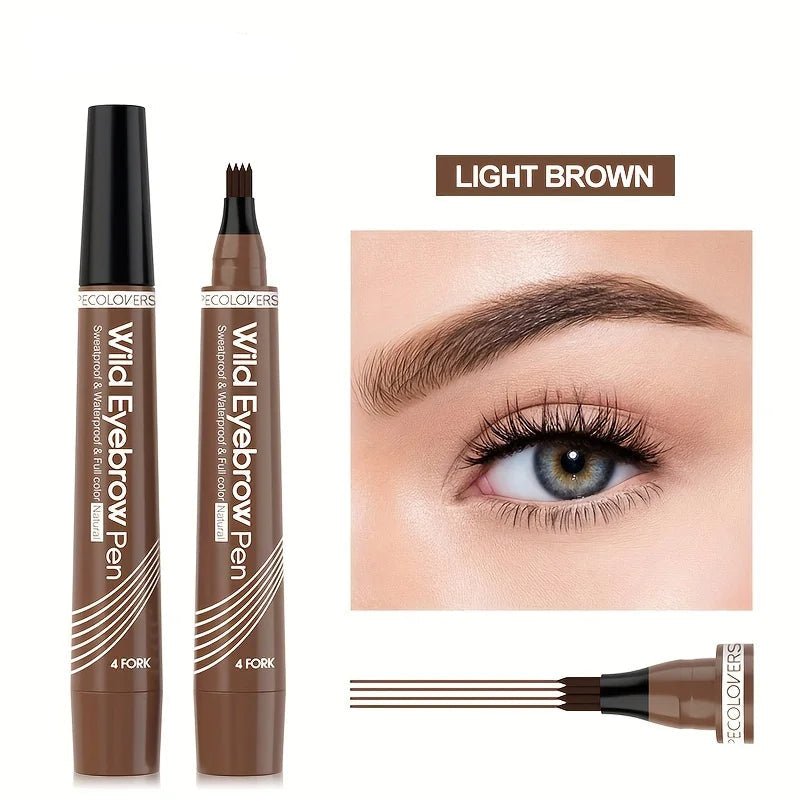 Waterproof 4-Tip Eyebrow Pen