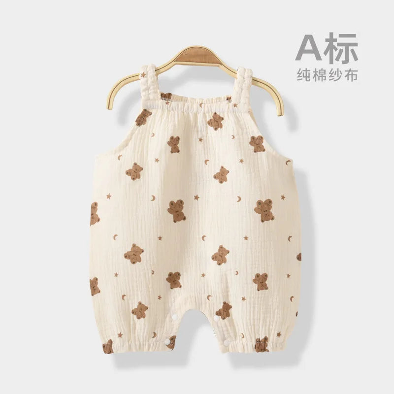 Baby Summer Cotton Romper Set