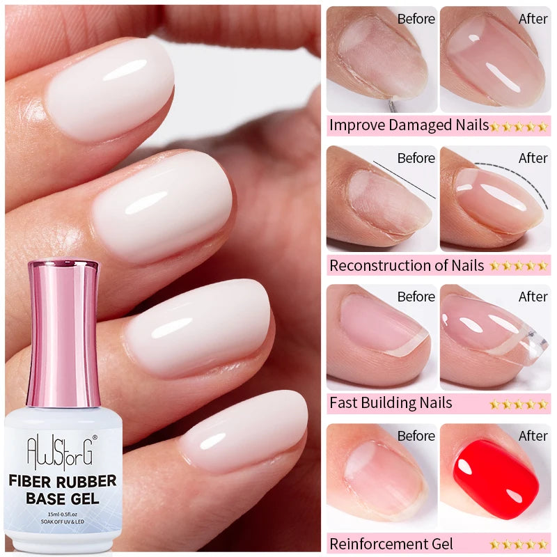Fiber Rubber Base Gel