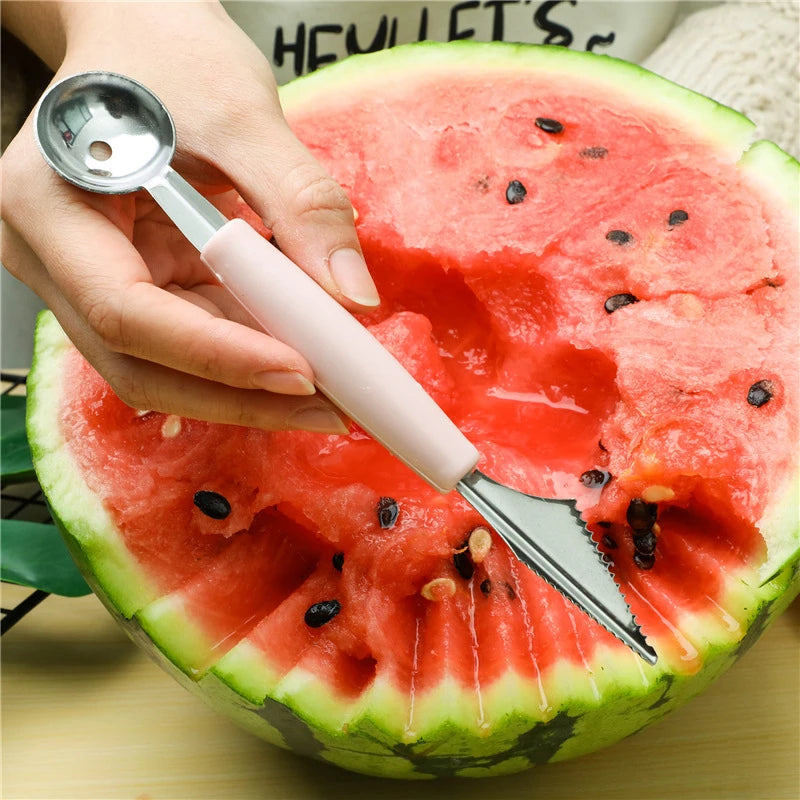 Multi-Function Fruit Carving Knife & Ice Cream Scoop Spoon
