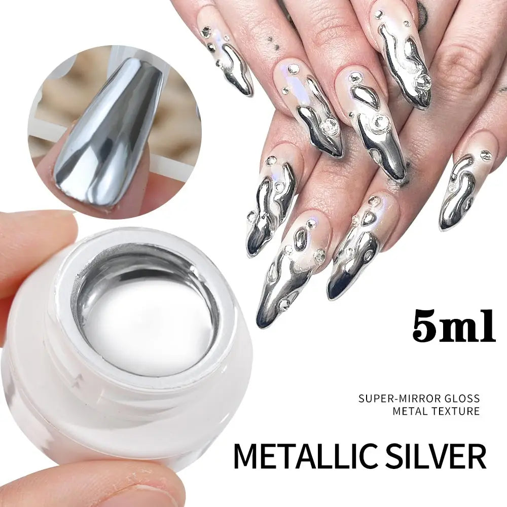 Ultra-Bright Metallic Liner Gel Polish