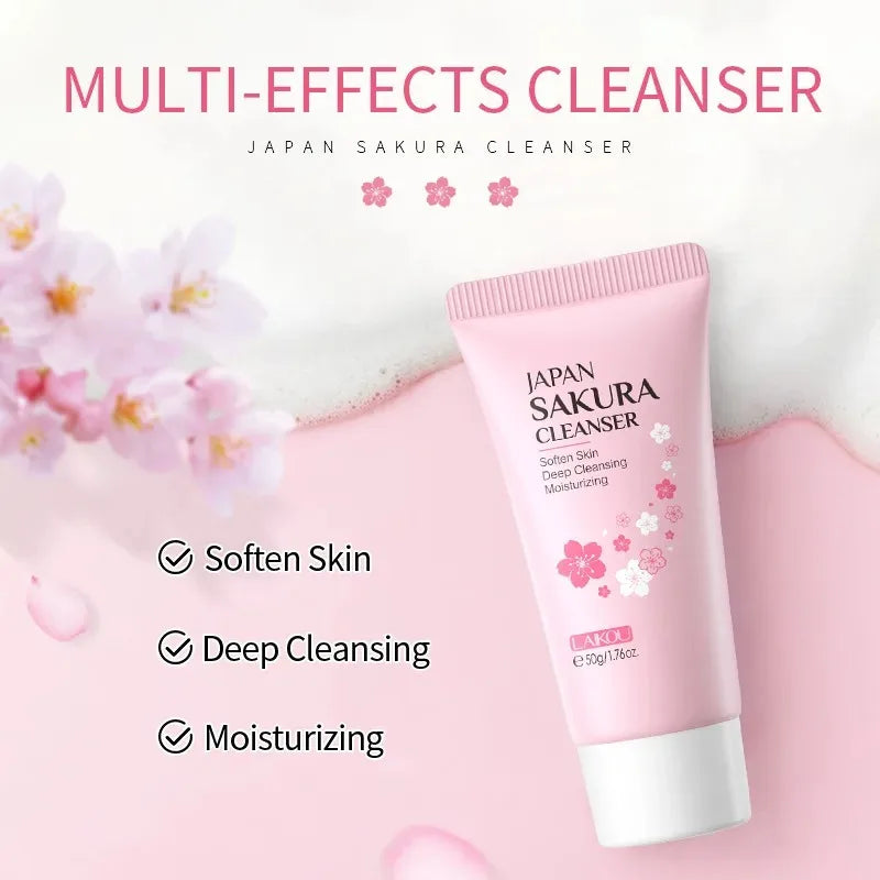 Sakura Facial Cleansing Foam