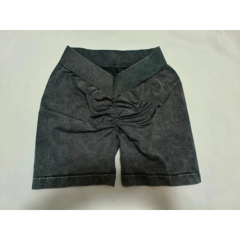 Seamless V-Back Leggings Set