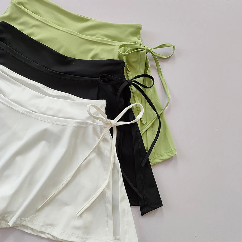 Quick-Dry Tennis Skirt with Pockets