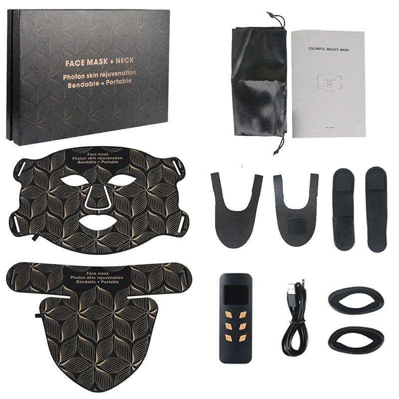 8-Color LED Facial and Neck Mask