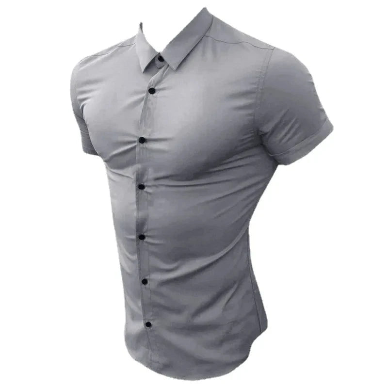 2025 Men’s Summer Casual Slim Shirt
