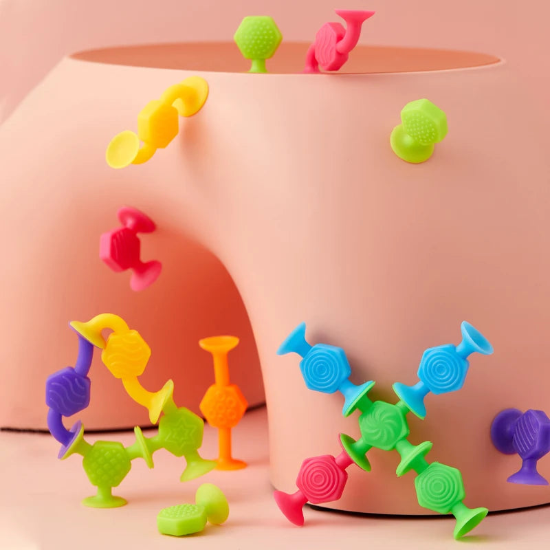 25pcs Suction Cup Building Toys