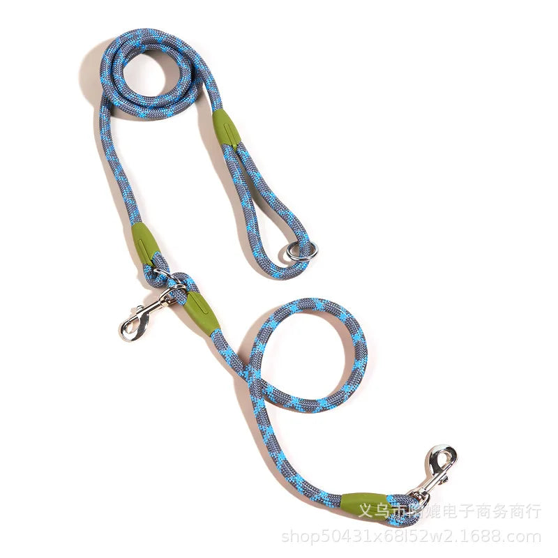 Reflective Hands-Free Nylon Dog Leash