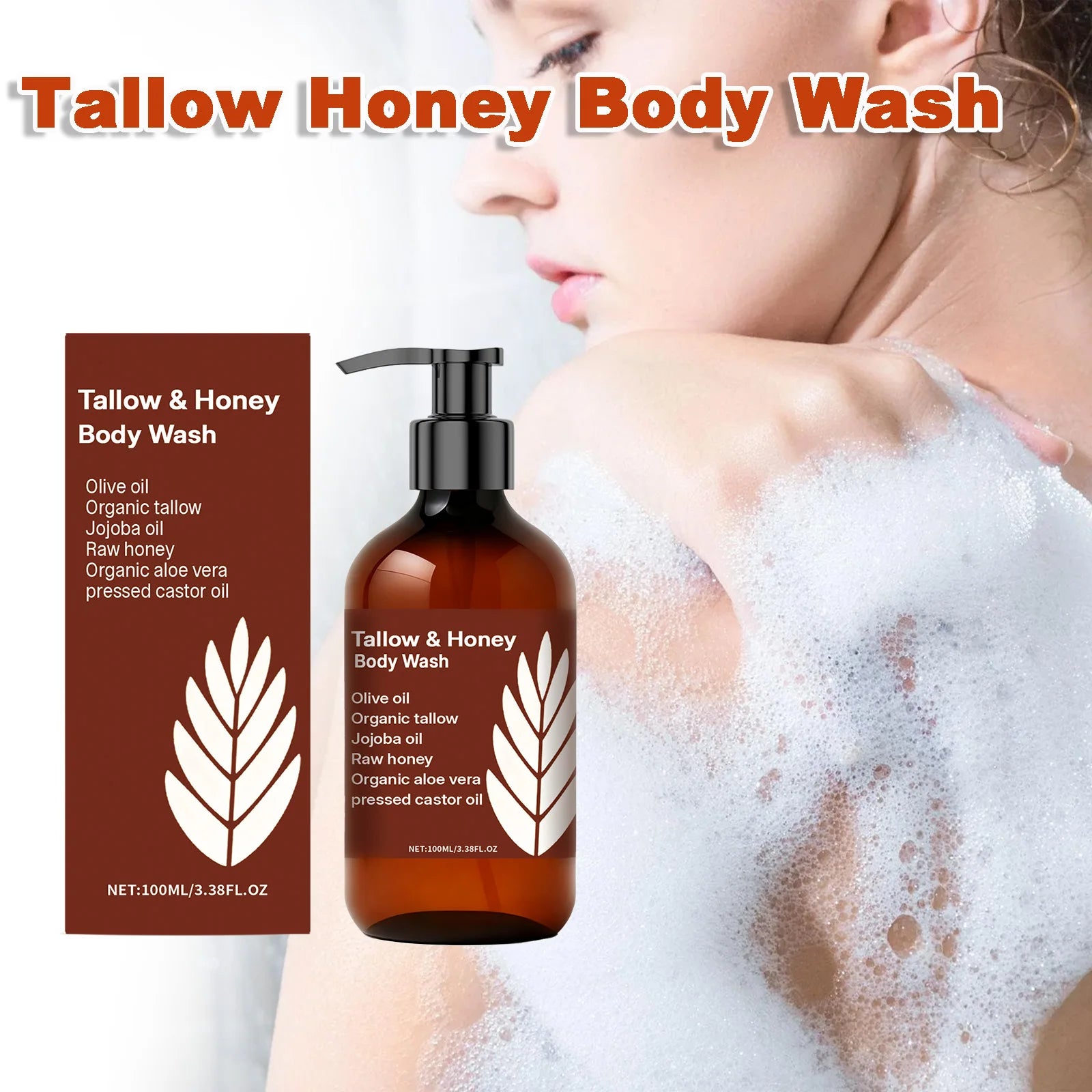 Tallow Honey Moisturizing Body Wash