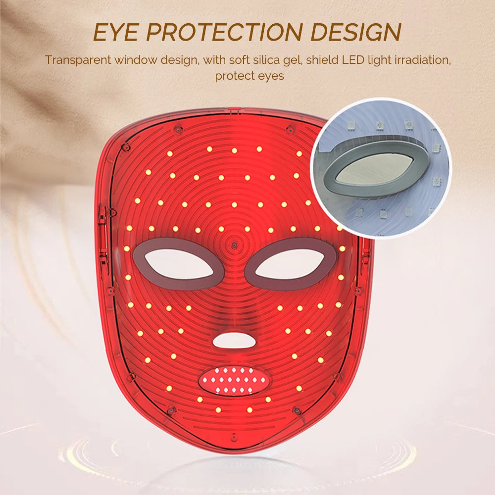 7-Color LED Facial Mask