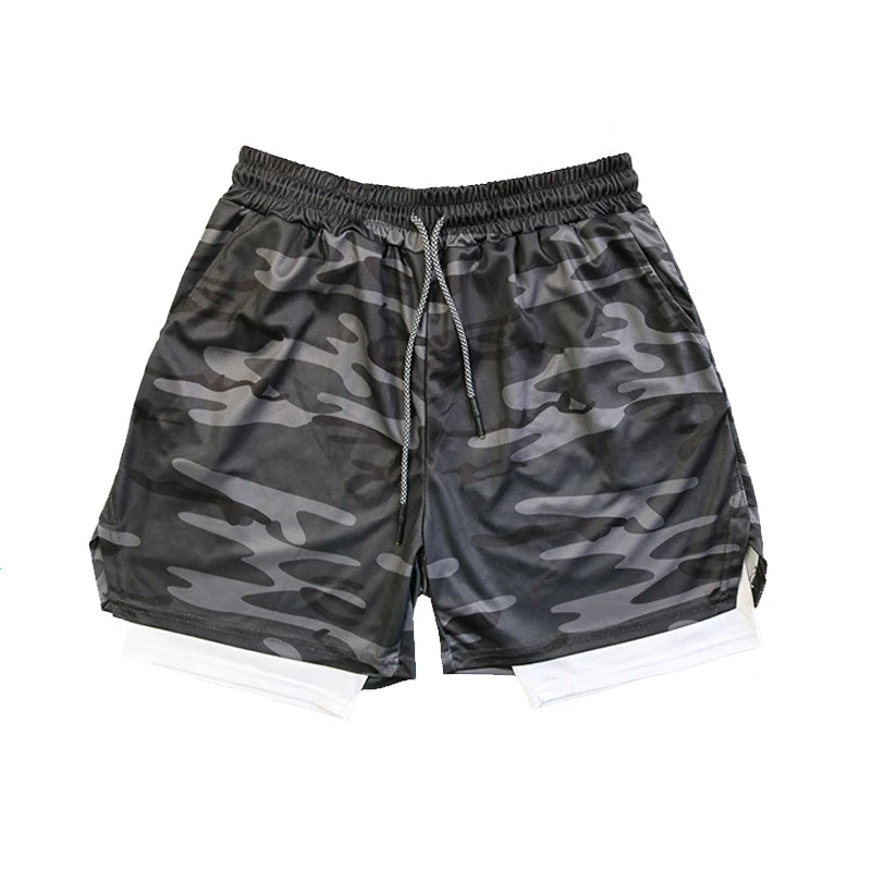 Double Layer Fitness Shorts