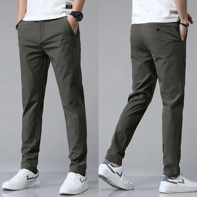Ultra-Thin Stretch Slim Pants