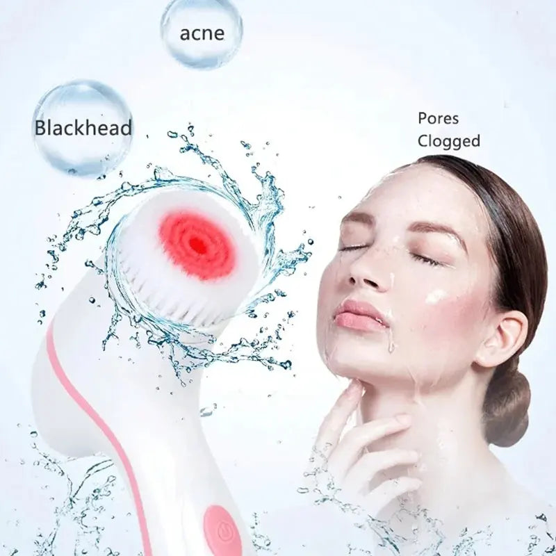 3-in-1 Sonic Facial Cleansing Brush