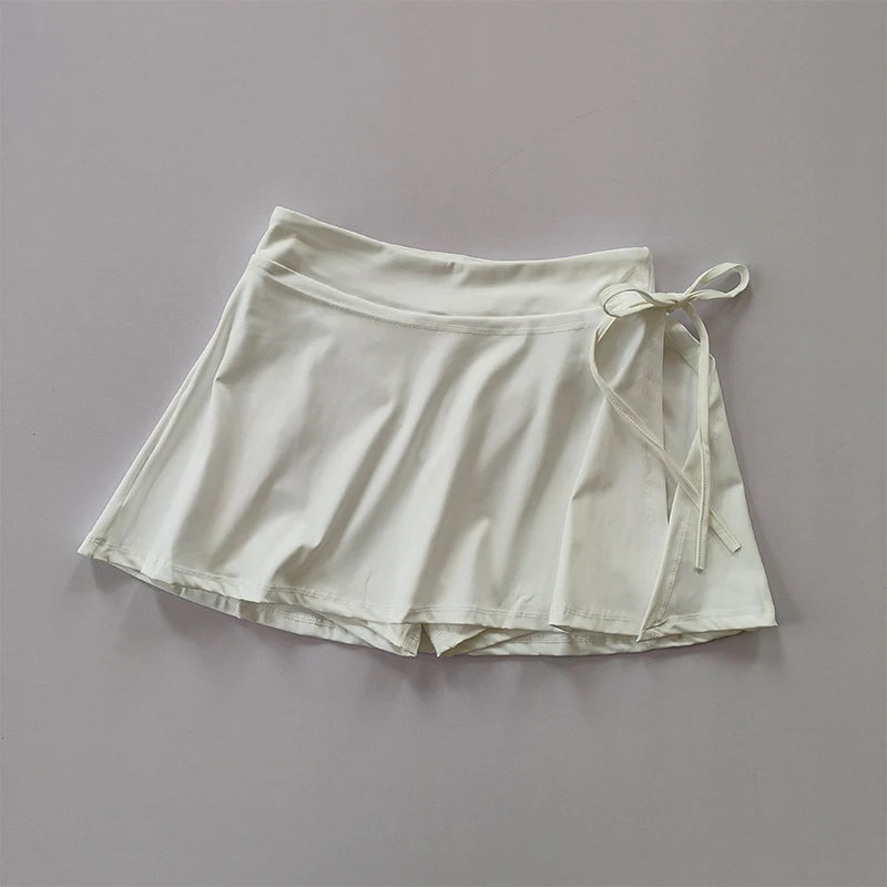 Quick-Dry Tennis Skirt with Pockets