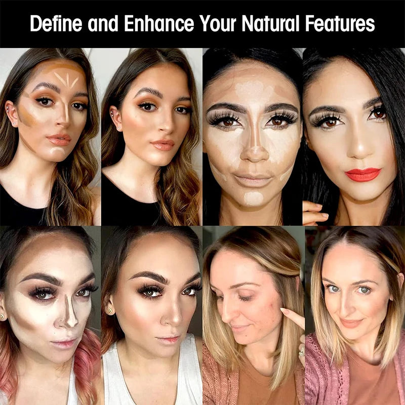 10-Color Full-Coverage Concealer Palette