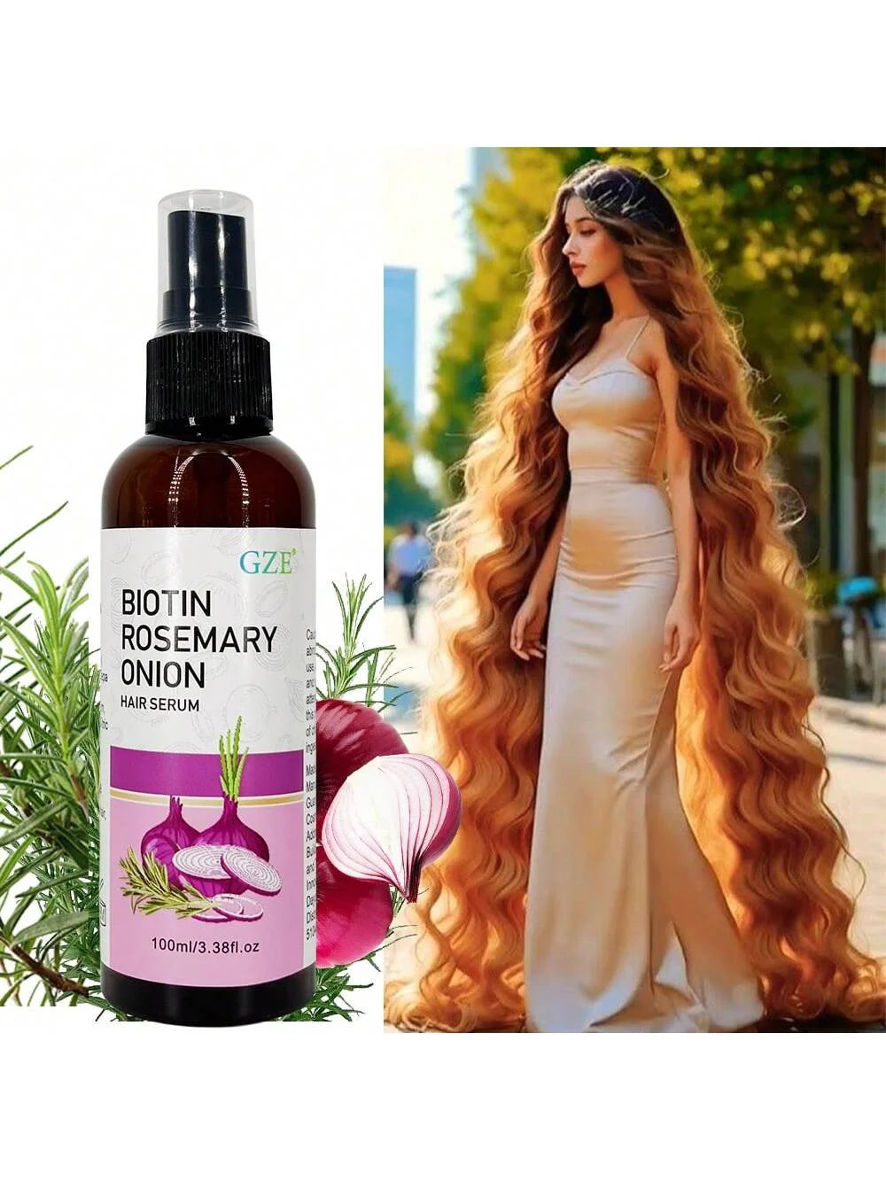 Biotin Rosemary Onion Hair Serum