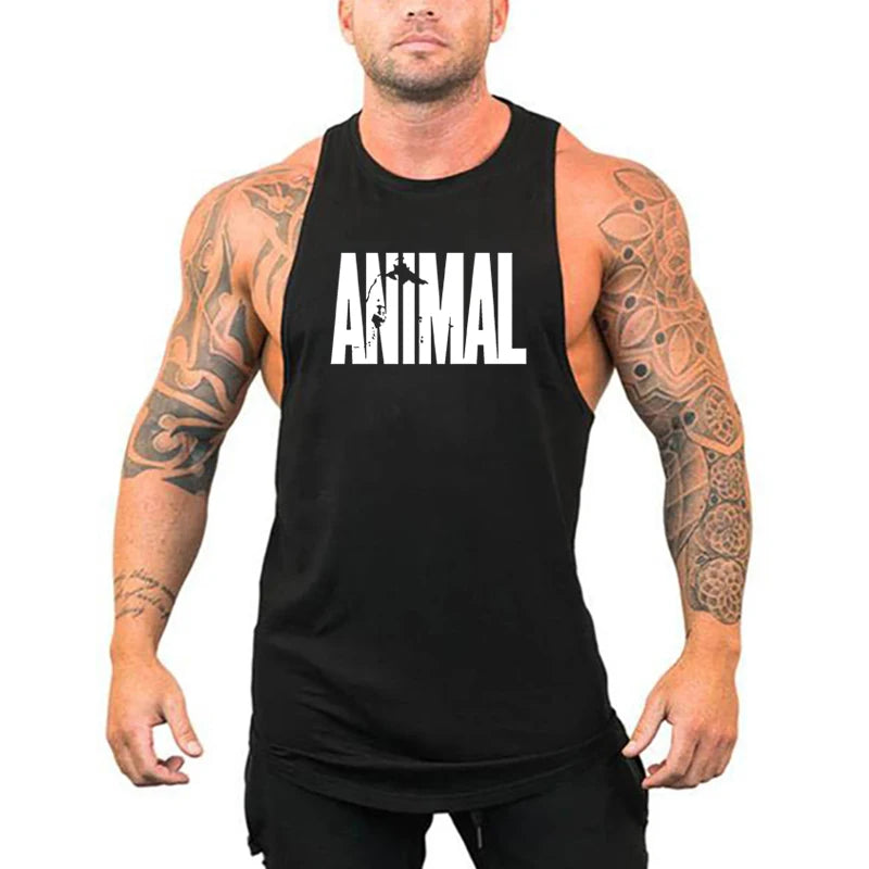 Animal Letter Gym Tank