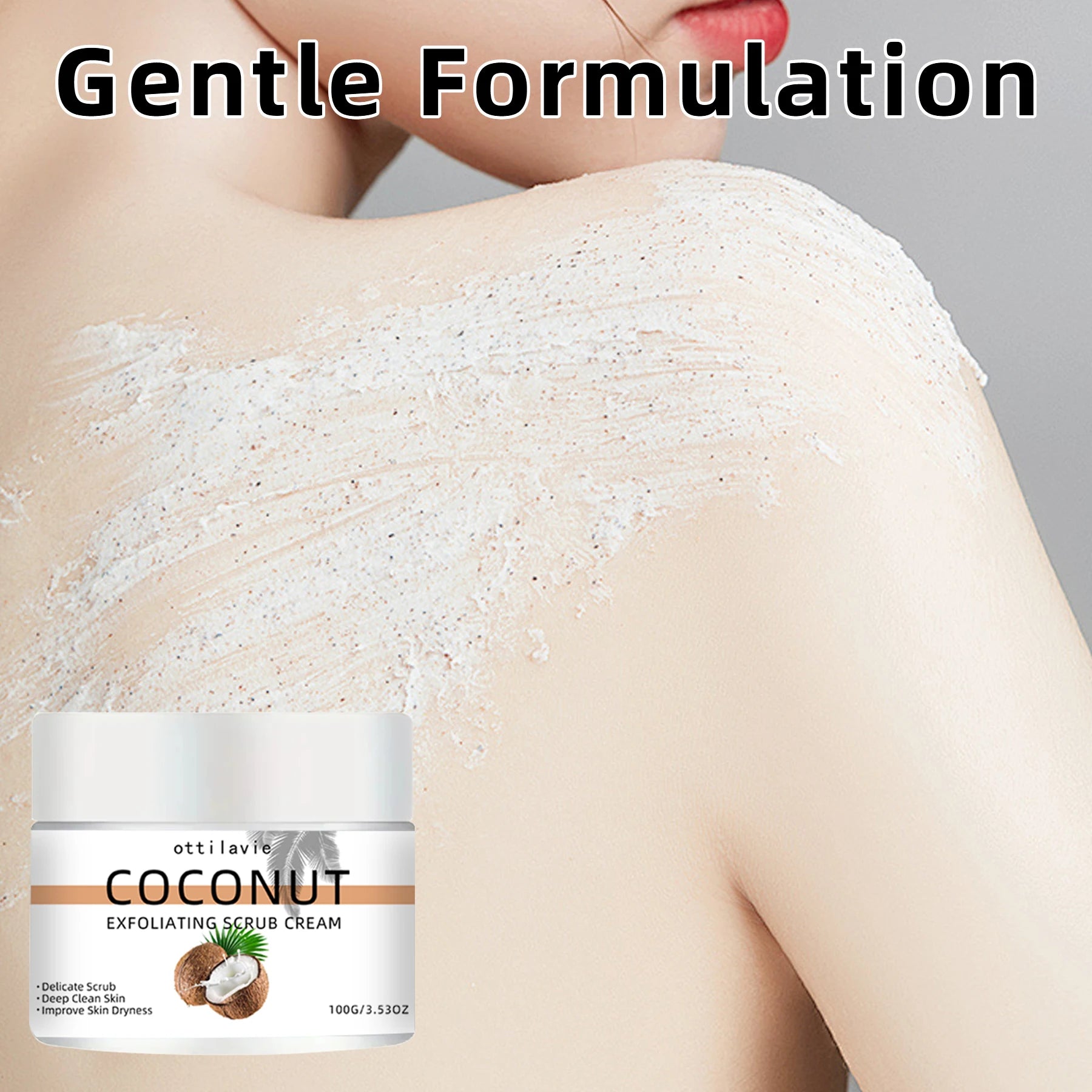 Coconut Exfoliating Scrub Cream