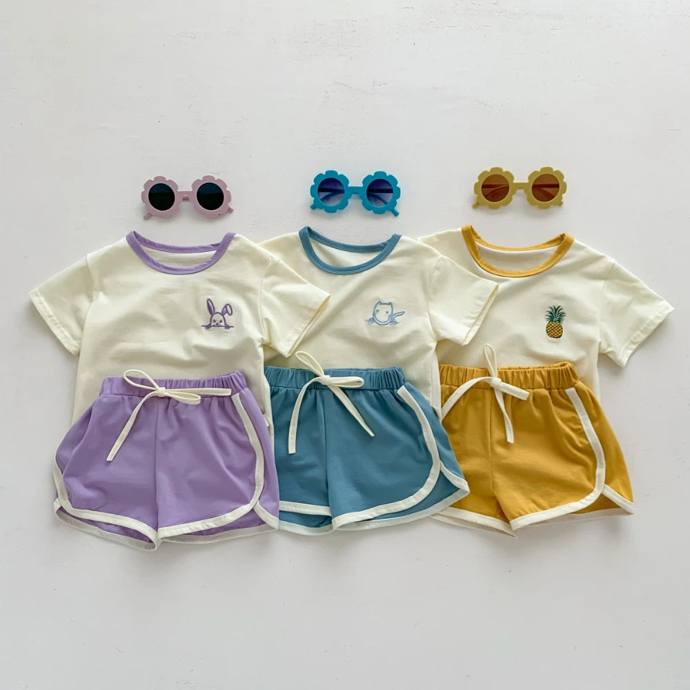 Summer Baby Tracksuit Set