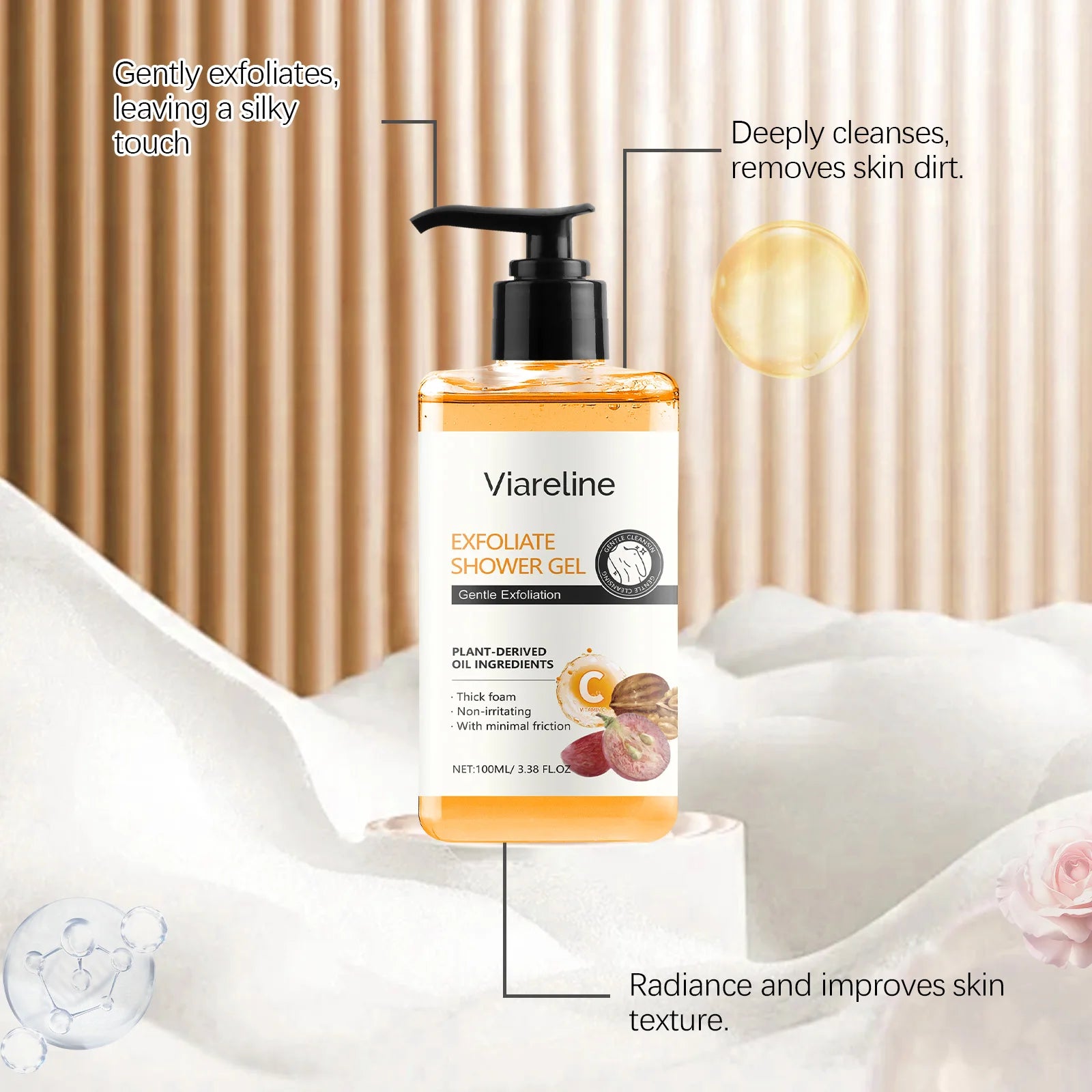 Gentle Exfoliating Body Shower Gel