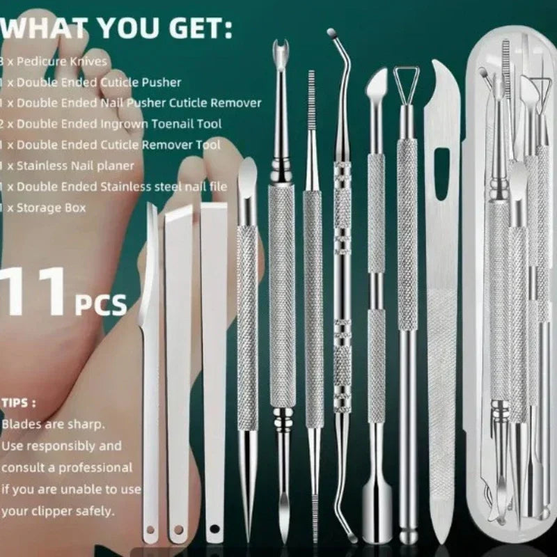 10-Piece Pedicure & Manicure Tool Set